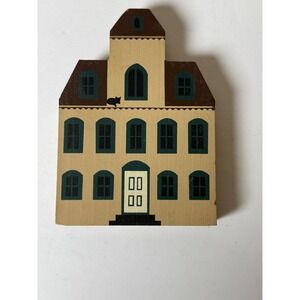 The Cats Meow Village Eaton Wooden House‎ Shelf Sitter Vintage 1984 Falina 1987